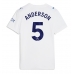 Maillot de foot Manchester City Elliot Anderson #5 Troisième vêtements Femmes 2026-27 Manches Courtes